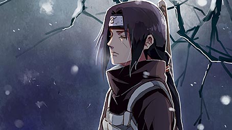 Uchiha Itachi (Naruto) Desktop Theme for Windows 10 / 11