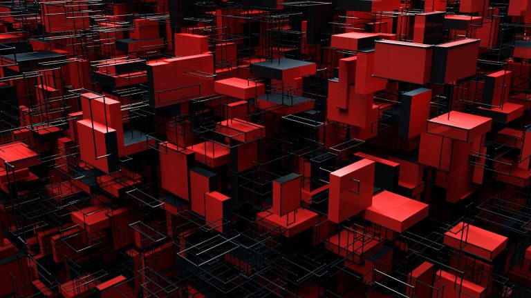 Abstract Red