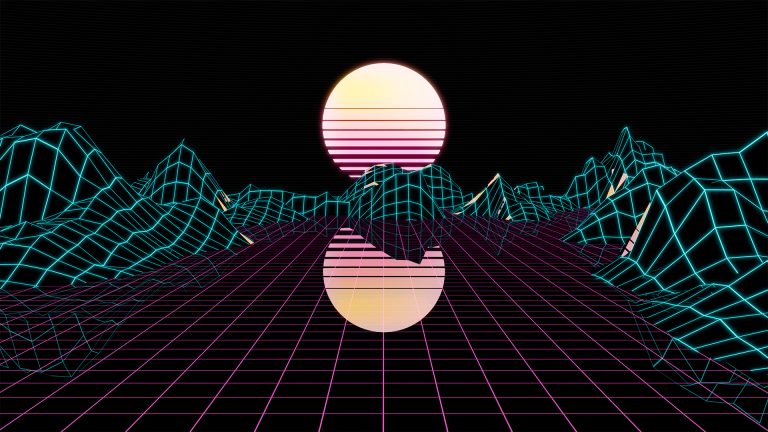 Живые обои для windows 10 retrowave