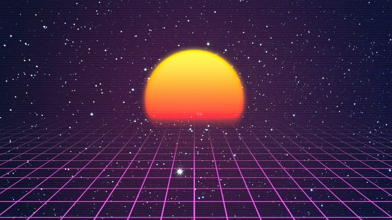 Живые обои для windows 10 retrowave