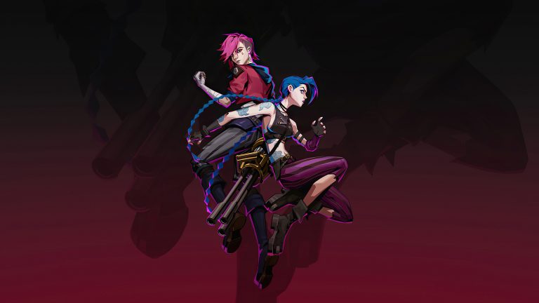 Jinx and VI Arcane Wallpaper - Themes10.win