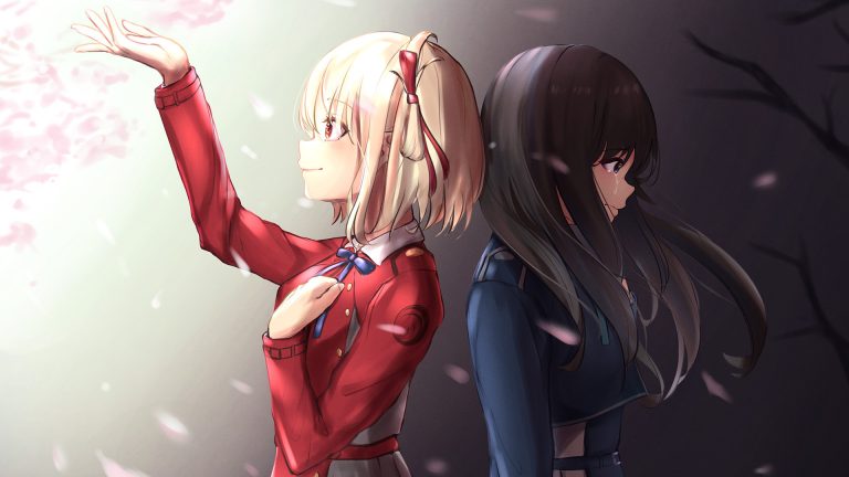 Lycoris Recoil Desktop Theme for Windows 10 / 11